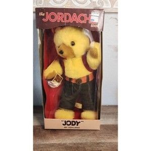 Jordache Vintage 1981 Country Teddy Bear "JODY" NEW IN BOX RARE